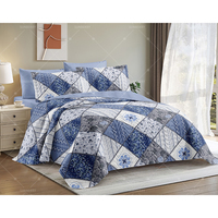 Couvre-lit patchwork imprimé de style américain Couvre-lit en coton pour la chambre à coucher pour la maison