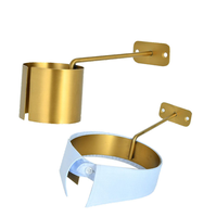 Supports muraux en acier inoxydable pour colliers et manchettes, présentoirs pour chemises de costume en magasin de vêtements, présentoirs métalliques pour cols