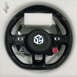 Volante Deportivo LED de Fibra de Carbono Forjado Personalizado para Volkswagen ID7 <span class=keywords><strong>ID3</strong></span> VW MK8 Touareg Golf GTI R, Accesorios Interiores para Automóviles - Product Image 5
