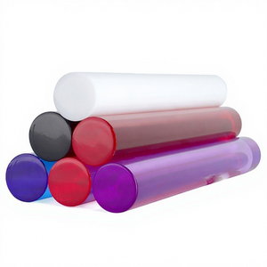 Varillas Acrílicas Redondas Transparentes de Fábrica al por Mayor con Extremos Pulidos, Tamaño y Diámetro Personalizables para Decoración de Paredes - Product Image 1