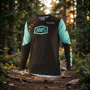 Maillot de Ciclismo Unisex KhumBro 100% Poliéster Transpirable, Camiseta sin Mangas para Bicicleta de Montaña, Logotipo del Equipo de Carreras Impreso en la Parte Delantera, 120g - Product Image 2