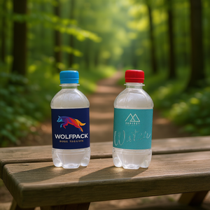 Bouteille d'eau écologique Wolfpack 330 ml, en plastique recyclable - Product Image 3