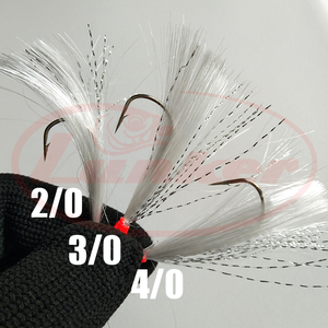 Aparejos de Pesca Sabiki Lunker con Anzuelos Invertidos para Agua Salada, Pesca en Barco, Trolling, Acero al Carbono, Cuentas Luminosas Brillantes - Product Image 4