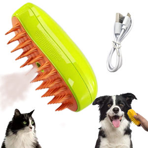 Cepillo de vapor caliente para mascotas, cepillo de silicona para limpieza y masaje, peine mágico para gatos - Product Image 1