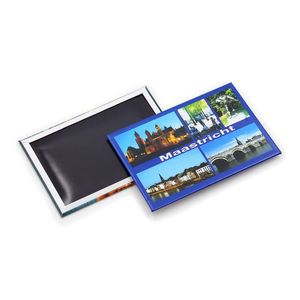 Factory Direct Custom Refrigerator Tourist Scenery Photo Souvenir Customized Tin <b>Fridge</b> Magnets - Product Image 5