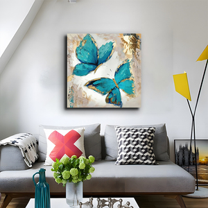 Mejor Venta de Arte Abstracto mariposa moderna impresión simple pinturas impresiones lienzo pintura interior para Decoración - Product Image 2