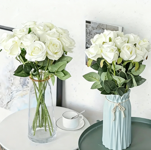 Rosa Artificial de Seda de Alta Calidad, Tallo Único para Decoración de Bodas y Hogar, Suave al Tacto, Realista - Product Image 4