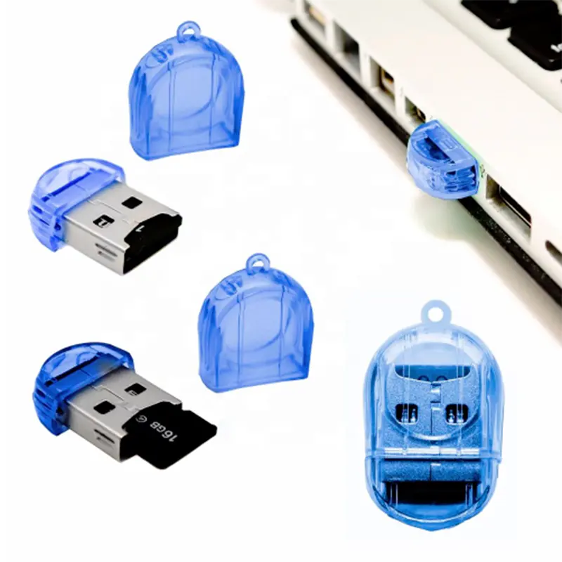 Wholesale MINI USB 2.0 TF Card Mini SD Card Writer USB Flash Drive Add to Share Memory Card Readers