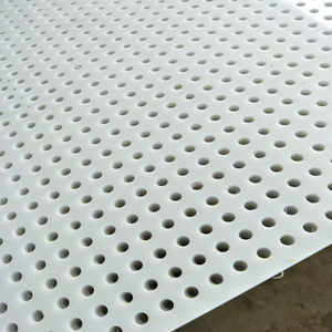 สีขาวเกรดอาหาร PP ,HDPE Perforated แผ่น/แผ่น/ตาข่าย - Product Image 1