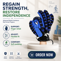 Gants électriques robotiques miroir certifiés ISO Leyidi pour l'exercice des mains et la rééducation quotidienne des doigts après un AVC