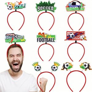 Serre-tête personnalisé en forme de ballon de football, accessoire de supporter pour événements sportifs, promotions de bars et cadeaux - Product Image 1