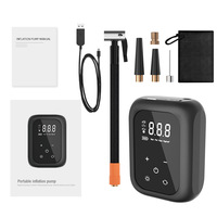 Mini compresseur d'air électrique portable multifonctionnel sans fil pour voiture, écran numérique intelligent, pompe de gonflage de pneus automatique