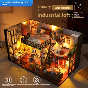 Casa de Muñecas en Miniatura para Armar, Juguete Creativo, Regalo Festivo, Rompecabezas 3D, Venta al por Mayor - Product Image 2