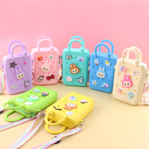 Bolsos y Carteras de Silicona para Niñas, Verano 2025, Estilo DIY, Impermeables, Pequeños y Lindos, Bolso Bandolera de Playa para Niños - Product Image 1