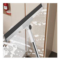 Vente directe usine – Balai-raclette multifonctionnel super pratique et de haute qualité avec manche droit, écologique, 42 cm, en TPR