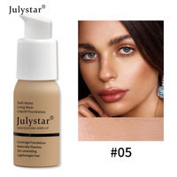 Crème de fond de teint anti-brillance, anti-cernes, longue tenue, sans démaquillage, crème de fond de teint liquide pour tous les types de peau, vente en gros