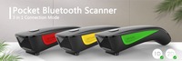 Pemindai Barcode Nirkabel Mini NETUM C750 Portabel 1D 2D Pembaca Kode QR Bluetooth