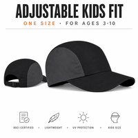 Casquette Jockey Enfant Personnalisable avec Logo, Chapeau Camper 5 Panneaux Color Block pour Tout-Petits Garçons et Filles, Chapeau de Soleil Réglable pour Extérieur, Vente en Gros Fournisseur OEM