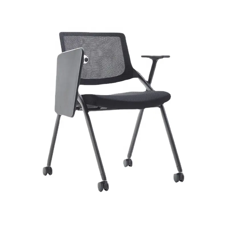Conference chair training chair with writing board simple folding conference room student's chair with table Board