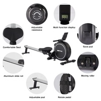 Crossfit Indoor EQUIP Aerob Fitness Magnetic Air Rower Ejercicio Máquina para el hogar Agua Remo Cardio Fila sentada Gimnasio Comercial