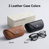 Nouvelles lunettes intelligentes M02 ProMax, photographie 13MP, enregistrement vidéo 4K, traduction IA, stabilisation EIS, étui de charge en cuir véritable