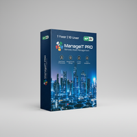 Manage IT Pro, Consola de Software Empresarial IT Basada en la Nube para 10 Usuarios, 1 Año, para Aplicaciones de Laptop (Entrega por Correo Electrónico en 1 Hora - Sin CD)