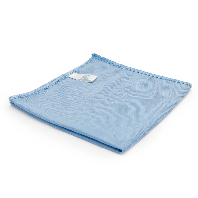 Wholesale blue multipurpose microfiber kitchen industrial cleaning polishing cloth for car window glass mirror wall