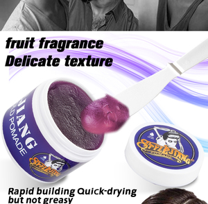 Cire coiffante rétro effet mat 120g pour cheveux crépus, anti-frisottis, non grasse, pour <span class=keywords><strong>coiffure</strong></span> 3D - Product Image 6