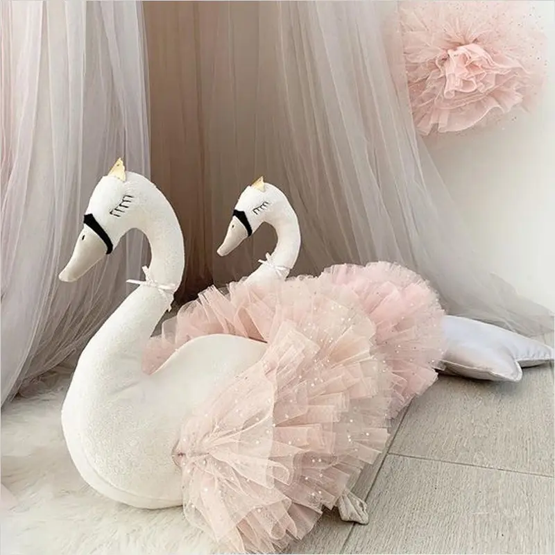 Ins Hot White Swan Plüschtiere Tiere Kuscheltier puppen für Kinder Geburtstags geschenk