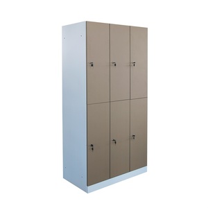 Casier de rangement autoportant en acier à 6 portes, style européen moderne, éco-responsable, structure KD, pour écoles, gymnases et salles à manger - Product Image 3