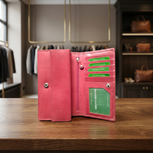 Portefeuille Homme en Cuir Véritable avec Fermeture Éclair, Porte-Cartes Long, Organisateur Étanche Anti-RFID, Doublure en Satin de Luxe, Utilisation Quotidienne - Product Image 2