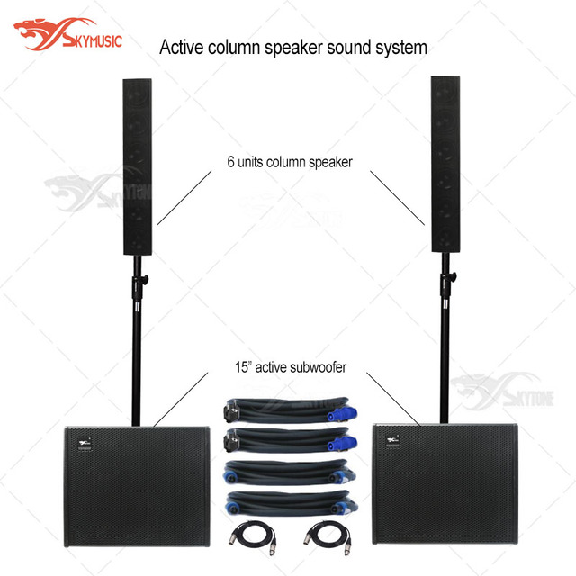 Professional Audio Active Column Speaker Sound System