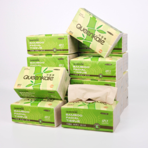 Nice Price 2-Ply Bamboo Soft Custom Facial Tissue OEM Box Style for Home Use Free Sample for papel higienico - Product Image 1