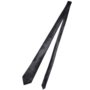 <span class=keywords><strong>Cravate</strong></span> Formelle Monochrome pour Homme en Polyester Teint Fil à Fil, Finition Lisse, Nouée à la Main, 8 cm, Infroissable, Idéale pour le Marié - Product Image 4