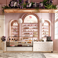 Mobilier sur mesure écologique pour cafés, boulangeries et pâtisseries |   Ensemble complet de comptoirs de bar et de vitrines |   Solutions F&B Tout-en-un Recyclables