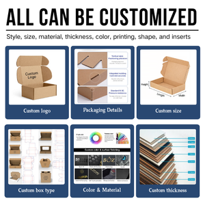 Conception de boîte d'expédition personnalisée en gros - Conception de boîte d'expédition pour vêtements de cadeaux de vacances / Emballage de vêtements pour le <span class=keywords><strong>Black</strong></span> <span class=keywords><strong>Friday</strong></span> - Product Image 4