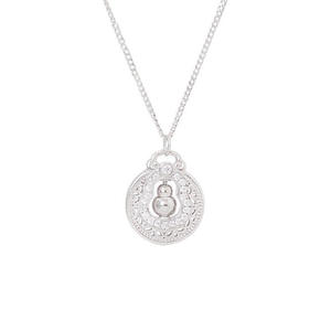 Collier Iris en Argent Pur S925 Tendance Mignon Minimaliste Français Mode Luxe Léger Italien Brossé Européen Américain Transfrontalier - Product Image 5