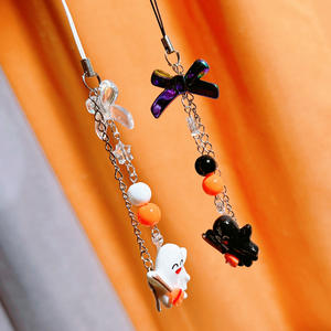 Nouveau fantôme téléphone portable breloques sangles lanière Halloween Kawaii femmes téléphones porte-clés accessoires mode mignon Ins Style - Product Image 4