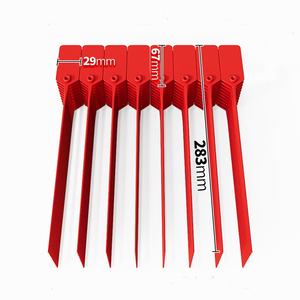 Étiquettes en plastique pour accrocher inscriptible avec sangle d'étanchéité Attache de câble d'expédition Étiquettes en plastique Étiquette pour clés Bagages Logistique Vente au détail - Product Image 6