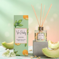 Diffuseur de parfum d'ambiance Via Pinky 100ml, senteur melon miel, longue durée, arôme naturel, pour chambre, salon, hôtel, maison