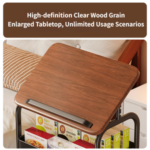 Chariots roulants portables multi-usages avec roues, en métal robuste, pour organiser livres et collations, rangement pour <span class=keywords><strong>cuisine</strong></span>, bureau, salle de bain - Product Image 5