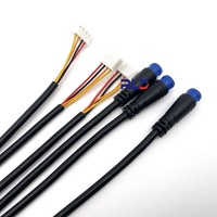 2 3 4 5 6 Pin LED Light Strip Waterproof Connector M8 Ebike Waterproof Connector Cable