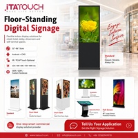 Afficheur numérique de signalisation numérique de 32 à 86 pouces avec rétroéclairage LED LCD pour la publicité