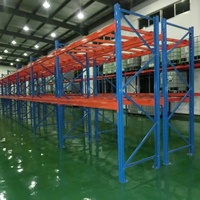 Estanterías de Almacenamiento Industrial Personalizadas, Reforzadas, para Almacenamiento en Frío, Estanterías de Logística para Almacenes en la Nube, de Alta Resistencia y Multi-Nivel