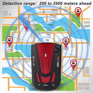 Détecteur de radar automobile amélioré, aides à la conduite pour les routes urbaines et autoroutes, système directionnel, vitesse vocale en temps réel, origine Chine - Product Image 3