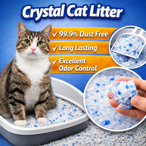 OEM/ODM fabrika süper adsorbability kristal mavi kristal silika jel kedi çöp kokulu - Product Image 2