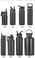 Termos olahraga besi tahan karat 304 penjualan terbaik termos luar angkasa 16oz hadiah bisnis botol air kapasitas besar