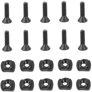 Custom High-Strength Alloy Steel Anti-Loose Screw & Nut Kit for Outdoor Gear Flashlight Adapter Black Oxide Finish - Product Image 5