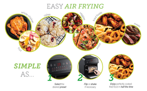 Freidora <span class=keywords><strong>de</strong></span> Aire Industrial <span class=keywords><strong>de</strong></span> Acero Inoxidable para Pollo y Pizza con Parrilla LED y Control Digital para Uso Doméstico, <span class=keywords><strong>Buen</strong></span> Sabor - Product Image 4