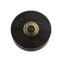 Pot en verre ambré unique de 250 ml pour beurre corporel, avec large ouverture et couvercle à vis en ABS noir, pour crème et gommage corporels, emballage personnalisé
